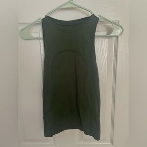 Lululemon Women’s Rainforest Green High-Neck Swiflty Tank Top